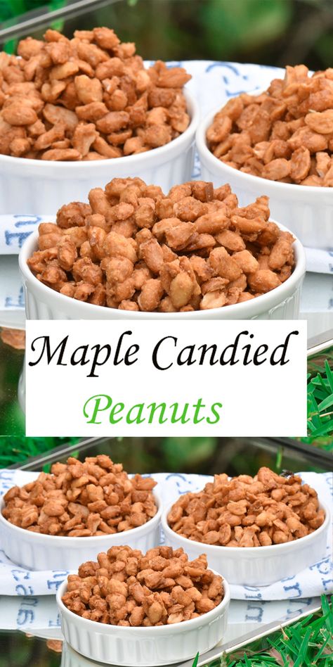 Candied Peanuts Recipe Easy, Flavored Nuts Recipes, Glazed Peanuts Recipe, Fall Candy Ideas, Maple Nut Goodies Recipe, Sugar Peanuts Recipe, Maple Nut Goodies Candy Recipe, Coated Peanuts Recipe, Candied Peanuts Recipe