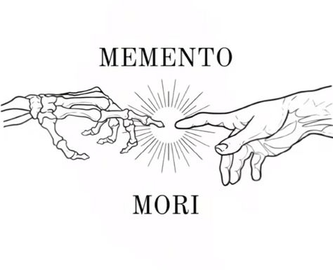 Momento Mori Tattoo, Memento Tattoo, Memento Mori Tattoo, Ink Tattoo Design, Tato Flash, Word Tattoo Ideas, Red Tattoo Ideas, Modern Art Tattoos, Red Ink Tattoo