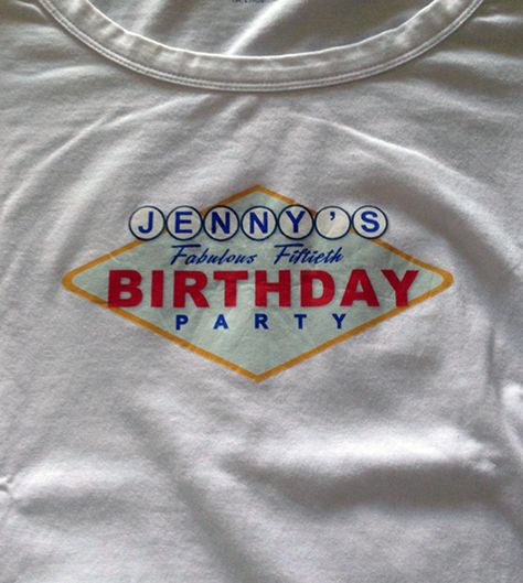 Great idea for a group vacation or theme party! My friend had these t-shirts made when they went to vegas for her mom's birthday party and they were a hit! Everyone stopped them to ask who Jenny was! Great DIY idea, too. Design by: Kristina Morgan of Kristinamorgandesign.com Birthday T Shirts Ideas, Birthday Tshirts Group, Vegas Theme Party, Group Vacation, T Shirts Ideas, Vegas Birthday, Vegas Theme, Birthday T Shirts, Vegas Party