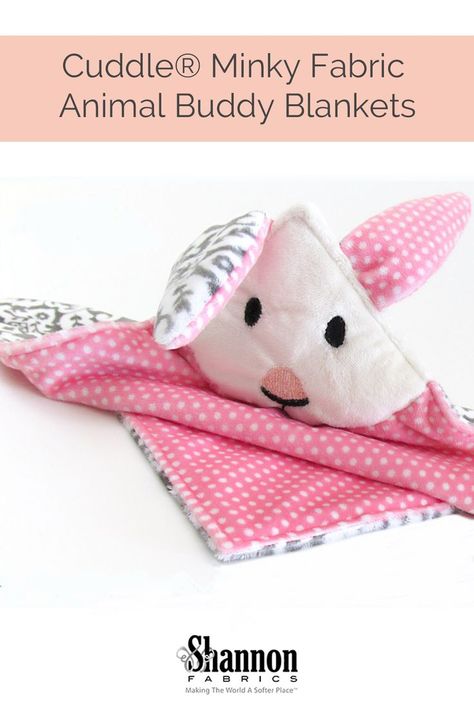 With Easter just around the corner, Buddy Blankets by @sew4home are excellent additions to Easter baskets. Whether you sew a kitty or a bunny, these blankets provide both comfort and companionship to your little loved ones. #Shannonfabrics #cuddle #sewingtips #sewingtutorial #sewing #sew #fabric #spring #blanket #blankets #crafts #DIY #stuffedanimal #easter #bunny #kitty #easterbunny #easterbasket #eastercrafts #easterblanket