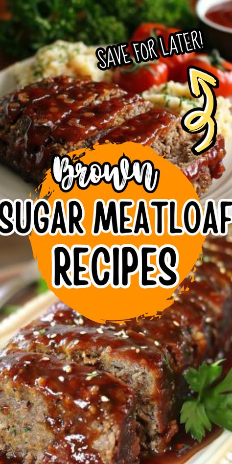 Meatloaf Glaze Recipes, Juicy Meatloaf, Glazed Meatloaf, Brown Sugar Meatloaf, Meatloaf Glaze, Leftover Meatloaf, Traditional Meatloaf, Beef Soup Recipes, Homemade Ketchup