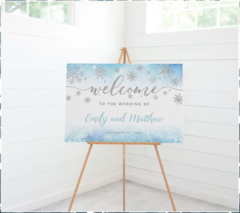 Winter Wedding Signs - It is over. You don't have to look for it anymore. Just get it from here by clicking on the link. Sweet 16 Winter Wonderland, Winter Wonderland-party, Sweet 16 Winter, Wonderland Sweet 16, Winter Wonderland Birthday, Winter Wonderland Theme, Winter Wonderland Party, Welcome Sign Template, Winter Wonderland Christmas