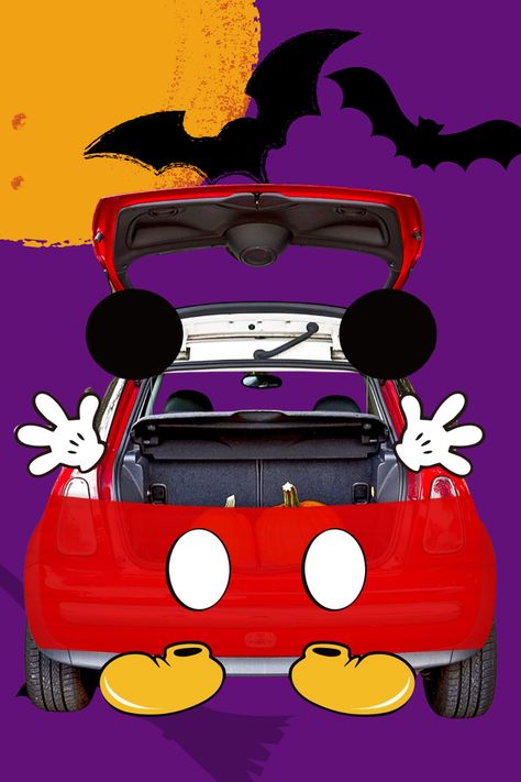 #mickey #mickeymouse #halloween #cutehalloween #trunkortreat Mickey Mouse Trunk Or Treat Car, Mickey Trunk Or Treat, Mickey Mouse Trunk Or Treat Ideas, Mickey Mouse Trunk Or Treat, Disney Trunk Or Treat Ideas, Trunk Or Treat Ideas For Van, Entryway Window, Halloween Trunk Or Treat, Disney Stroller