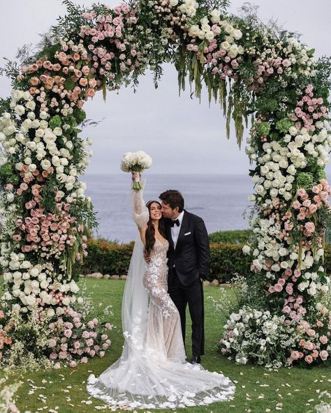 Grounded Floral Arches, Kristi Lee, Arch Florals, Flower Cascade, Flower Arches, Bloom Box, 2025 Wedding, Wedding Vision, Maria Clara