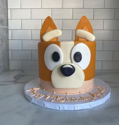 This episode of Bluey is called “Bingo!” In our house we definitely have a “Bluey” and a “Bingo.” It’s nice to see Bingo getting a little… | Instagram Bingo Cake Ideas Bluey, Bingo From Bluey Cake, Bingo Bluey Birthday Cake, Bingo Bluey Cake Ideas, Bingo Cake Bluey, Bluey And Bingo Birthday Cake, Bingo Cake Ideas, Bluey Bingo Cake, Bingo Birthday Cake