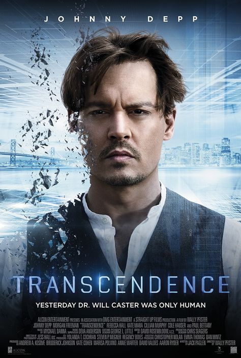 Transcendence, 2014: "I spent my life trying to reduce the brain to a series of electrical impulses. I failed. Human emotion... It can contain illogical conflict. Can love someone and yet hate the things that they've done. Machine can't reconcile that." Bon Film, Johnny Depp Movies, Paul Bettany, Movies 2014, Fiction Movies, Thriller Movie, Worst Movies, Ex Machina, Good Movies To Watch