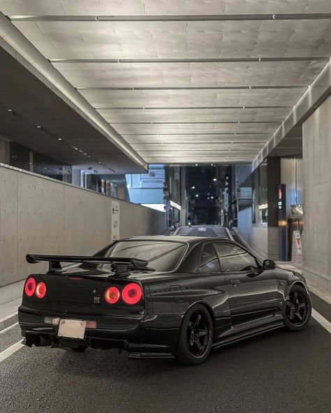 Nissan GT-R34 ❤️‍🔥 credit @er34gtr Dream Cars Audi, Nissan Gtr R34, R34 Skyline, Skyline Gtr R34, R34 Gtr, Sports Car Wallpaper, Gtr R34, Best Jdm Cars, Nissan Gtr Skyline