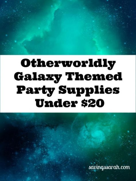 Looking to throw an out of this world party? These Galaxy Themed Party Decorations and Supplies are sure to have everyone seeing stars. #galaxyparty #spacethemedparty #partyideas #partydecorations Galaxy Themed Party, Party Cutlery, Galaxy Party, Birthday Party Plates, Emergency Essentials, Outer Space Party, Diy Galaxy, Savings Tips, Thrifty Thursday