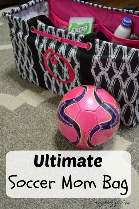 I can survive soccer season by making sure I stock up my Ultimate Soccer Mom bag with essentials and gear so I have one bag to pick up and go. Soccer Gear Organization, Soccer Mom Bag Essentials, Soccer Lunch Ideas, Soccer Mom Must Haves, Soccer Mom Essentials, Soccer Snacks For Kids After Game, Soccer Mom Bag, Soccer Mom Outfit Spirit Week, Soccer Team Mom