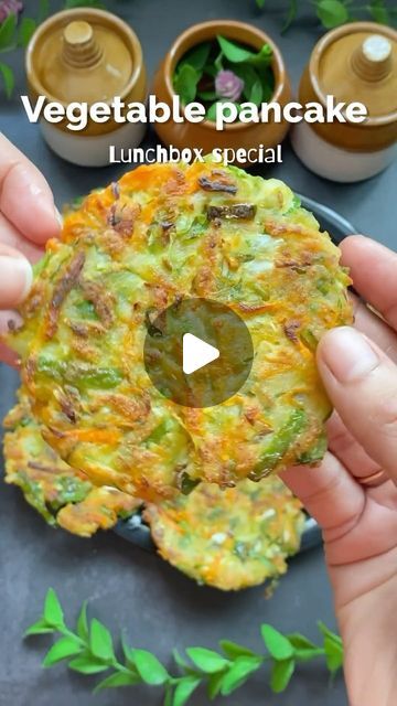 Foodie Gujarati 🌱 on Instagram: "Vegetable pancake | kid’s tiffin box ideas . . Ingredients Chopped cabbage-1/2 cup Chopped capsicum-2 tbsp Chopped carrot-1/2 cup Chopped potato -1/2 cup Green chillies-1 tsp Ginger paste-1 tsp Green chilli paste-1tsp Salt Cumin seeds-1 tsp Rice flour-4 tbsp Besan-2 tbsp #chilla #pudla #foodies #yumm #yummyfood #pancake #trending #viral #cooking #foodie #foodblogger #foodphotography #foodlover #foodies #lunchbox #lunchtime #lunchideas #lunch #breakfast #recip Tiffin Recipe Indian Veg, School Tiffin Ideas For Kids, Recipe For Tiffin, Breakfast Tiffin Ideas, Indian Kids Lunch Box Ideas, Tiffin Ideas For Kids Lunch Boxes, Rice Flour Breakfast Recipes, Lunch Recipes Indian Rice, Veg Tiffin Recipes Lunch Boxes