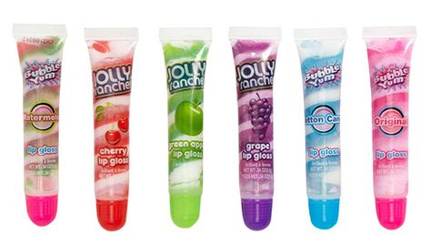 Candy Flavored Lip Balm Flavor | We're Like A Kid In A Candy Shop Over These Jolly Rancher-Flavored Lip ... Jolly Rancher Flavors, Bubble Yum, Gum Flavors, Chapstick Lip Balm, Bubble Gum Flavor, Candy Lips, Lip Gloss Balm, Lip Balm Collection, Lipgloss Lips