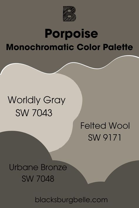 Sw Porpoise Cabinets, Sherwin Williams Porpoise Exterior, Sw Porpoise Exterior, Sw Foothills, Porpoise Sherwin Williams Exterior, Foothills Sherwin Williams, Pavestone Sherwin Williams, Porpoise Sherwin Williams, Felted Wool Sherwin Williams