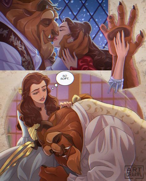 Beauty And The Beast Art Paintings, Beauty And The Beast Header, Belle Fanart Disney, Beauty And The Beast Pfp, Belle X Beast, Belle And Beast Fan Art, Belle And Adam Fan Art, Princess Belle Drawing, Beauty And The Beast Fan Art