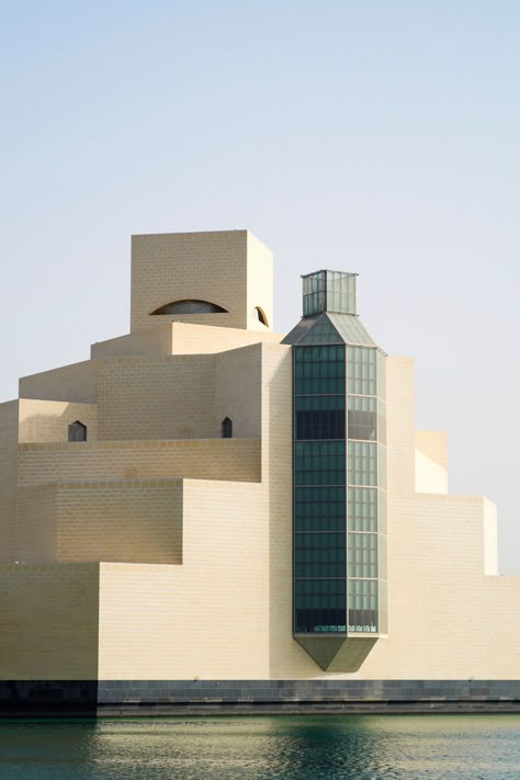 Museum of Islamic Art, Doha, Qatar, 2008 I M Pei Architecture, Im Pei, Adolph Menzel, Art Deco Houses, I M Pei, Concept Models Architecture, Architecture Drawing Plan, Unusual Buildings, Covet House