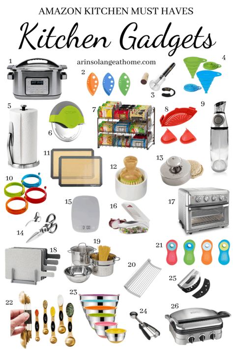 Check out these kitchen Gadgets from Amazon and get your kitchen working better this year! Best Amazon Kitchen Gadgets, Organize Bakeware, Cool Products Gadgets, Home And Kitchen Products Amazon, Random Gadgets, Fun Kitchen Gadgets, Must Have Kitchen Items, Blogger Ideas, Home And Kitchen Products