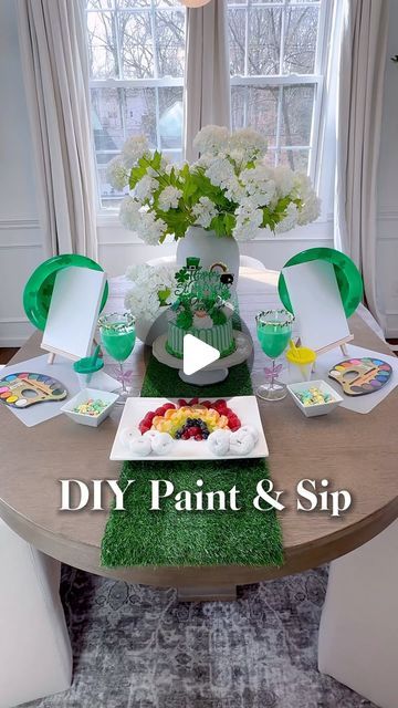 231K views · 27K likes | Micah Enriquez on Instagram: "The cutest DIY Paint & Sip for St. Patty’s Day ☘️ All of the art supplies for the paint and sip are from Dollar Tree. The Leprechaun Trap Kit is from @readysetpartybox 💚I hope everyone has a great St. Patty’s day weekend! 

#paintandsip #stpatricksday #stpattysday #momlife #diy #diypartydecor #activitiesforkids #healthysnacks #fruit #charcuterie #dollartree #dollartreediy" Fruit Charcuterie, The Leprechaun, Leprechaun Trap, Paint And Sip, Diy Paint, St Pattys Day, Cute Diys, Diy Party Decorations, Dollar Tree Diy