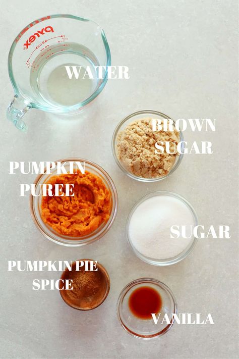 Take your coffee to the next level with this easy Pumpkin Syrup! Made with water, sugar, pumpkin pie spice, pumpkin and vanilla, this syrup is perfect for your pumpkin lattes, pancakes, waffles and fall desserts! Pumpkin Purée Syrup, Easy Pumpkin Syrup, How To Make Pumpkin Syrup For Coffee, Easy Pumpkin Creamer, Pumpkin Coffee Syrup Recipe, Pumpkin Syrup For Latte, Best Pumpkin Spice Syrup, Apple Pie Syrup For Coffee, Diy Fall Coffee Syrup