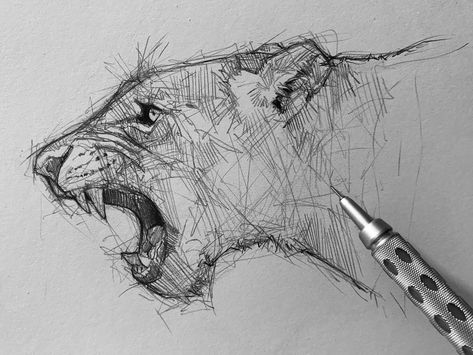 Monster Doodles, Artwork Aesthetic, Pencil Drawings Of Animals, Drawing Eyes, Sketch Videos, Drawing Hair, Art Sketches Pencil, Art Tumblr, Trash Polka