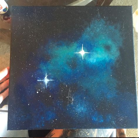 Cosmos Painting Galaxies, Outerspace Paintings Acrylic, Simple Space Painting, Painting Ideas Space, Galaxy Painting Easy, Nebula Drawing, Space Painting Acrylic, Acab Tattoo, Galaxy Painting Acrylic