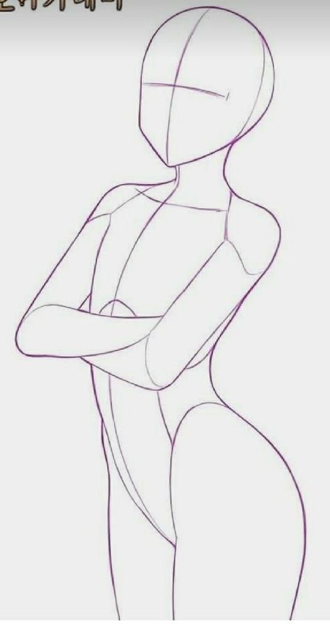 Anime Body Poses Drawing, Body Base Drawing Female With Clothes, How To Draw Female Arms, Body Bases Female, Woman Base Drawing Pose Reference, Pngtuber Poses, Body Model Drawing, Female Body Drawing Base, Anime Body Base Female