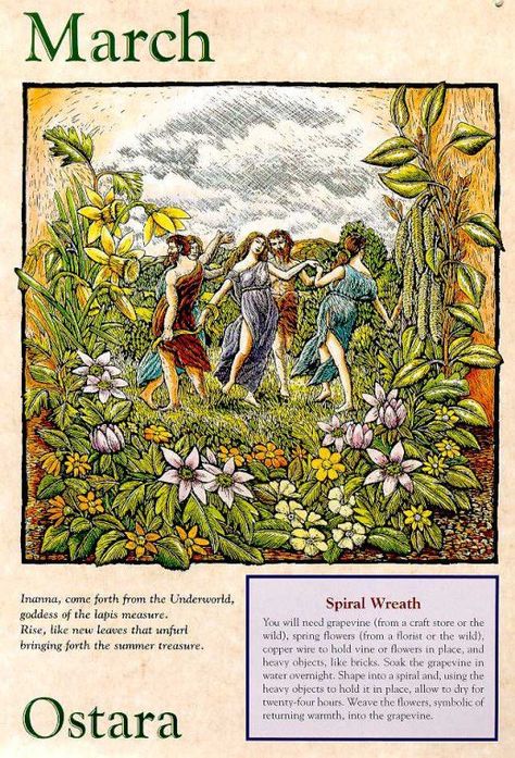 It is called the Spring (Vernal) Equinox. It is the time of the year when day and night are nearly equal in length. When the sun crosses the true celestial equator from south to north. And so we celebrate the first day of spring. It is the time of... Vernal Equinox, Spring Equinox, Beltane, Samhain, Book Of Shadows, Months In A Year, Yule, Ritual, Mixed Media