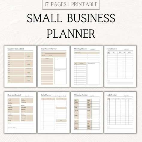 This undated small business planner is perfect for entrepreneurs who want to stay organized and on track. It includes everything you need to manage your business, from tracking your sales and expenses to creating a marketing plan. The planner is printable, so you can customize it to fit your needs.

Get organized and grow your business with this undated small business Small Business Budget Planner, Business Plan Template Free Printables, Small Business Room Ideas, Small Business Planner Printables, Small Business Set Up, Small Business Planner Free Printables, Daily Business Planner, Business Daily Planner, Party Planner Business