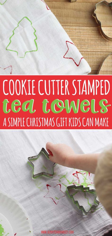 These adorable DIY Christmas tea towels are a cute Christmas gift kids can make. Whether you need Christmas gifts kids can make for family or Christmas gifts or Christmas gifts kids make parents, you'll love these easy Christmas crafts for kids to make. These DIY Christmas gifts cheap are a great way to make Christmas crafts for gifts. You'll love these simple Christmas towels because they're perfect crafts for Christmas gifts homemade. #Christmascrafts #giftideas Christmas Gifts Kids Can Make, Preschool Christmas Gifts, Christmas Tea Towels, Gifts Kids Can Make, Diy Christmas Gifts For Kids, Parents Christmas, Toddler Christmas Gifts, Preschool Christmas Crafts, Christmas Gifts For Parents