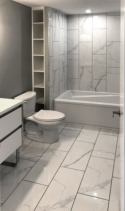 small bathroom inspiration
Small bathroom ideas || bathroom decorating ideas Bathroom Tile Layout 12x24, Marble Bathroom Wall Tile, Big Vertical Shower Tile, Carrara Marble Shower Tile, Bathroom Floor And Shower Wall Tile Same, Big Tile Bathroom Ideas, 12x18 Shower Wall Tile, Bathroom Tile 12x24, 12*24 Bathroom Tiles