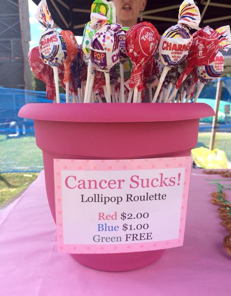 Illiteracy sucks! Creative Fundraising, Survivor Party, Fundraiser Ideas, Pink Out, Lollipop, Candy, Purple, Birthday, Pink