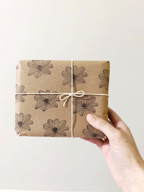 Blog — Modern Maker Stamps Kraft Wrapping Paper, Packaging Stamps, Shop Packaging, Diy Wrapping Paper, Stazon Ink, Gifts Wrapping, Packaging Ideas Business, Easy Handmade, Eco Packaging