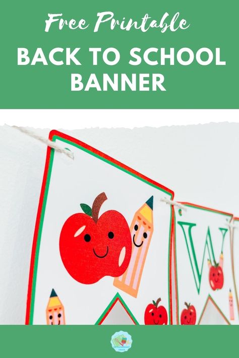 Welcome Banner Printable, Back To Kindergarten, Teacher Banner, Welcome Back Teacher, Cricut Iron On Vinyl, Tractor Party, Free Printable Banner, Pirate Theme Party, Banner Printable