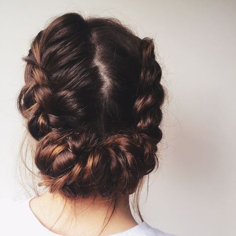 french braids #hair #beauty Fishtail Braid, Penteado Cabelo Curto, Braids For Long Hair, Cool Haircuts, Hair Dos, Gorgeous Hair, Hair Day, Pretty Hairstyles, Hair Goals