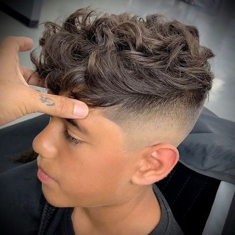 Boys Haircuts Long Hair, Boys Haircuts Curly Hair, Skin Fade Hairstyle, Boys Curly Haircuts, Boys Fade Haircut, Boys Haircut Styles, High Fade Haircut, Boy Haircuts Short, Toddler Haircuts