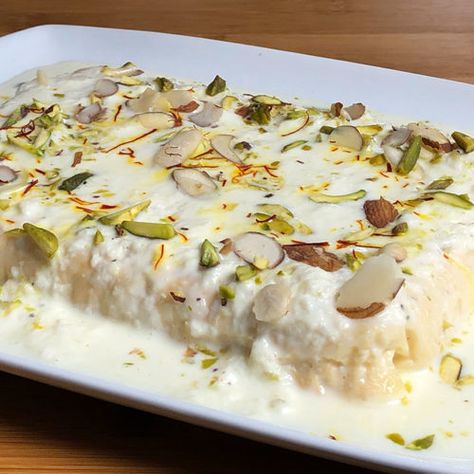 Malai Cake Recipe, Ras Malai Cake, Malai Cake, Recipes Using Ricotta Cheese, Ras Malai Recipe, Shahi Tukda Recipe, Recipe Using Ricotta, Malai Recipe, Ras Malai