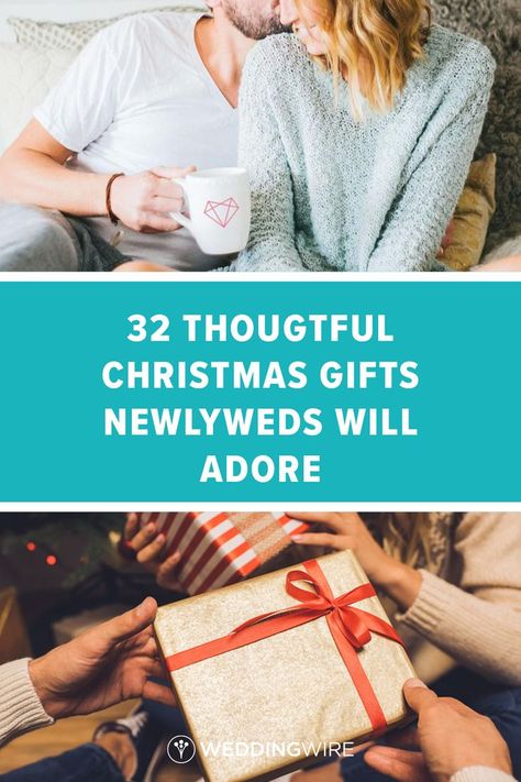 The first Christmas after a couple's wedding is sure to be a special one. Here are some of the best gifts for newlyweds who are celebrating their first married holiday. Christmas Gift For Newlyweds, First Christmas Married Gifts, Christmas Gifts For Newlyweds, Gift For Married Couple, Couples First Christmas, Newlywed Christmas Gifts, Classic Christmas Gifts, First Married Christmas, Gifts For Newlyweds