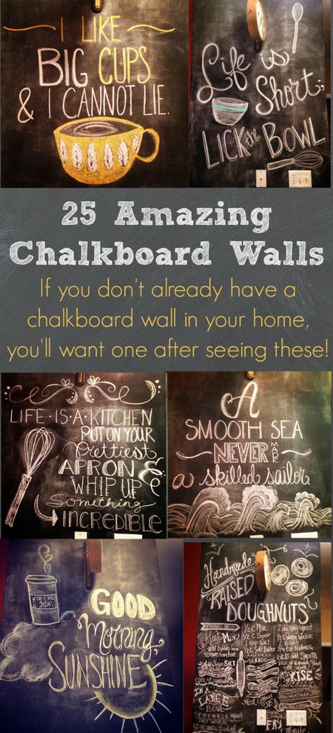 Chalkboard Walls, Vitrine Design, Bar Deco, Chalkboard Writing, Chalk Wall, Chalkboard Designs, Chalk It Up, Chalkboard Wall, Chalkboard Paint