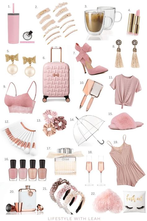 A perfectly curated holiday gift guide for the girly girl in your life! #holiday #giftguide #girlygirl #christmas #shopping Christmas Gift Ideas For Teenage Girl, Girly Gifts, Girly Accessories, Pink Girly Things, Christmas Gift Guide, Christmas Gift Ideas