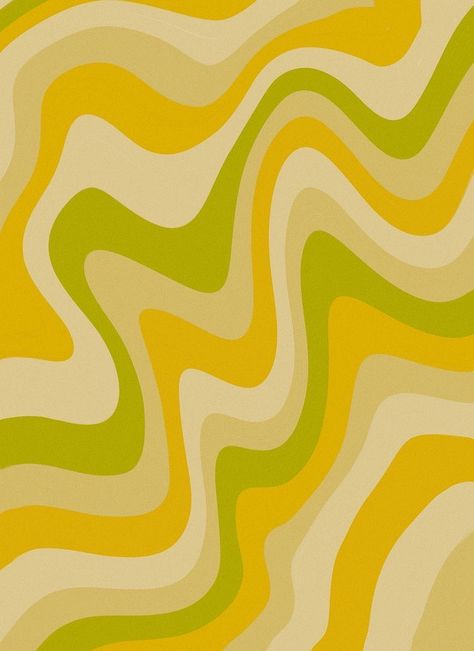 Green 70s Wallpaper, 70s Pattern Aesthetic, 70s Yellow Aesthetic, Yellow Green Background Aesthetic, Yellow Art Aesthetic Painting, 70s Asthetics Wallpaper, Retro Green Background, Yellow Green Aesthetic Wallpaper, Yellow 70s Aesthetic