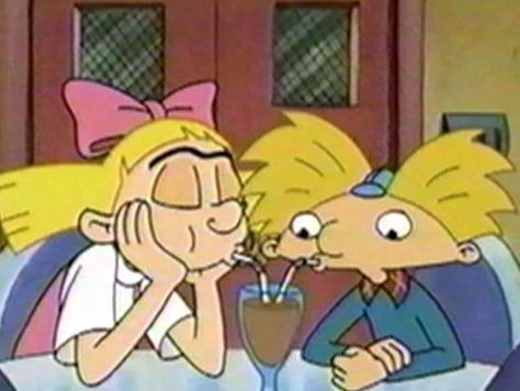 Arnold And Helga, Monster Squad, Hey Arnold, Nickelodeon Cartoons, Cartoon Profile Pictures, 90s Cartoon, Kids Tv, Couple Cartoon, Cartoon Tv