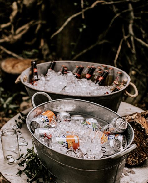 Guests help yourselves to a drink, diy wedding bar, photo @Emma Kenny at Upthorpe Wood Wedding Venue #woodlandwedding #diywedding #diyweddingideas #diyweddingdecor #diyweddingdecorations #wedding #weddingbar #rusticwedding #rusticdecor #rusticweddingideas #bohowedding Unique Boho Wedding Ideas, Wedding Bar Inspiration, Bbq Mediterranean, Wedding Bbq Buffet, Wedding Venue Unique, Wedding Outdoor Decor, Tipi Wedding Decor, Bride Wedding Ideas, Emma Kenny