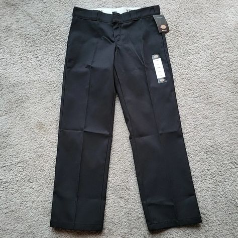 Dickies 774 Original Fit Women's Work Pants Size 8r (W36/L31) Black Low Rise * New With Tags * Fast Shipping * Check Out My Closet To Bundle And Save Dickies Jeans, Work Pants Women, Dickies Pants, Black Work, Pants Womens, Work Pants, Blackwork, Low Rise, Pant Jumpsuit