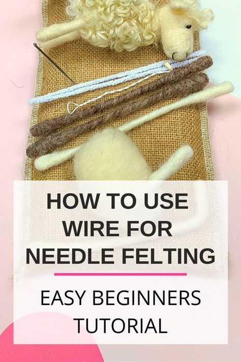 Easy Needle Felting, Needle Felting Diy Tutorials, Felting Tutorial, Needle Felting Tutorial, Needle Felting Diy, Wool Felt Projects, Wool Needle Felting, Felted Wool Crafts, Mini Tutorial