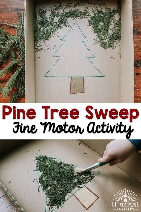 Here is a eco-friendly fine motor activity to try this winter! With just a few simple supplies, children can work on hand-eye coordination, pencil grip and other important fine motor skills. This sensory activity is easy to make and a fun way to get children ready for prewriting skills. Fine Motor Christmas, Preschool Christmas Activities, Prewriting Skills, December Activities, Fine Motor Activity, Preschool Fine Motor, Sensory Activity, Christmas Activity, Winter Preschool