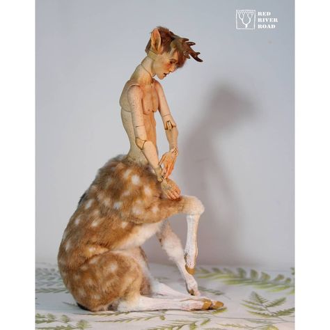 Deer centaur. Reserved. #redriverroad #deer#deercentaur #doll #bjd Bjd Centaur, Centaur Doll, Centaur Deer, Baby Centaur, Deer Centaur, Mythical Deer, Deer Doll, Pokemon Dolls, Deer Art