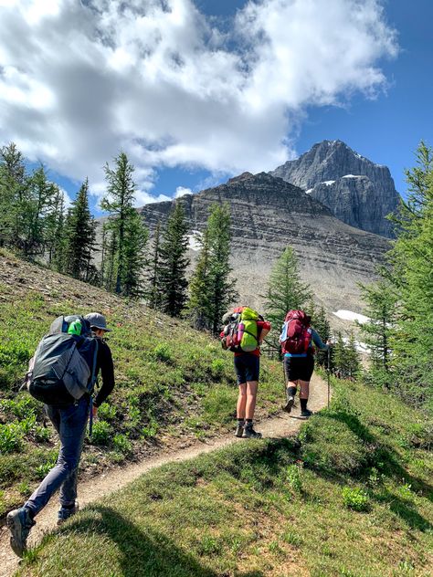 Hiking the 55km-long Rockwall Trail in Kootenay National Park in Canada. Hiking In Canada, Hiking In America, Hiking In The Mountains, Hiking Canada, Canada Wildlife, Hiking Activities, Canada Camping, Canada Project, Canada Life