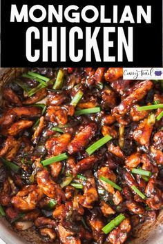 Chciken Recipe, Mongolian Chicken Recipe, Mongolian Chicken, Easy Fast Dinner Recipes, Chicken Smothered, Fast Dinner, Chinese Cooking Recipes, Fast Dinner Recipes, Crispy Fried Chicken