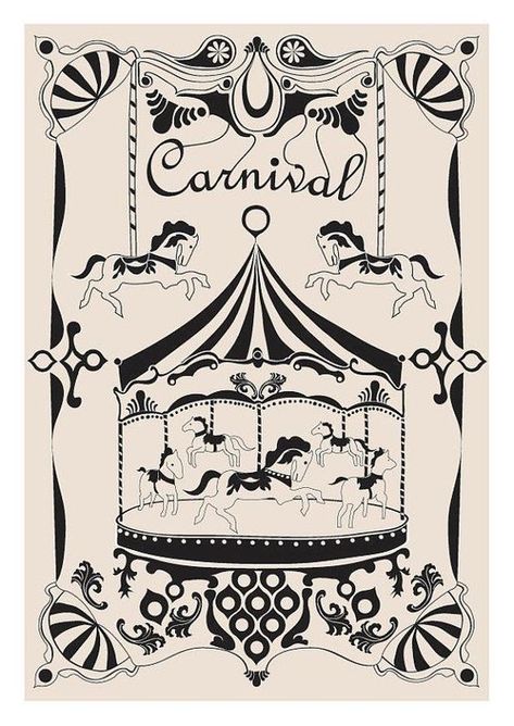 Carnival Art, Child Star, Honey Moon, Night Circus, Circus Art, Carnival Themes, Vintage Carnival, Circus Theme, Carousel Horses