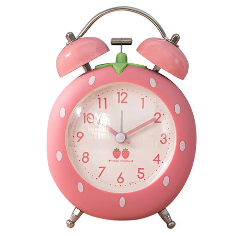 Strawberry Clock, Strawberry Alarm Clock, Cute Things To Buy, Cute Alarm Clock, Rooms Decoration, Clock For Bedroom, Analog Alarm Clock, Kids Alarm Clock, Bedside Clock