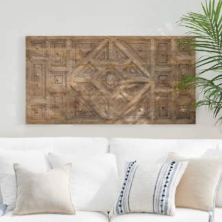 Leighton Wood Wall Decor Artwork Above Stone Fireplace, Wood Wall Art Over Couch, Oversized Wooden Wall Art, Kirklands Large Wall Art, Wall Art Above Panelling, Wall Art Above Leather Couch, Vaulted Ceiling Art Wall, Chimney Breast Wall Art, Wall Art For Bonus Room