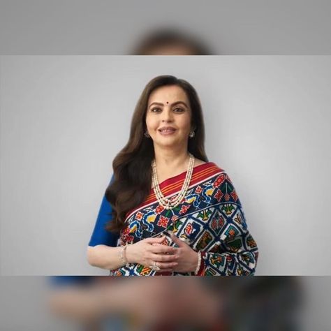 Indian philanthropist, Nita Ambani and her mother-in-law, Kokilaben Ambani take immense pride in their culture and believe in spreading the lesson on the importance of sticking to your roots. Over the years, we have seen Nita Ambani flaunting expensive International brands. However, she never stopped wearing Indian designers. In fact, she often shows off her style in patola sarees.
 
 Nita Ambani wore a patola saree worth almost 2 lakhs
 
 From encouraging Indian classical dance Nita Ambani Patola Saree, Nita Ambani In Saree, Neeta Ambani Sarees, Nita Ambani Saree, Nita Ambani, Concrete Staircase, Indian Designers, Patola Sarees, Sari Design